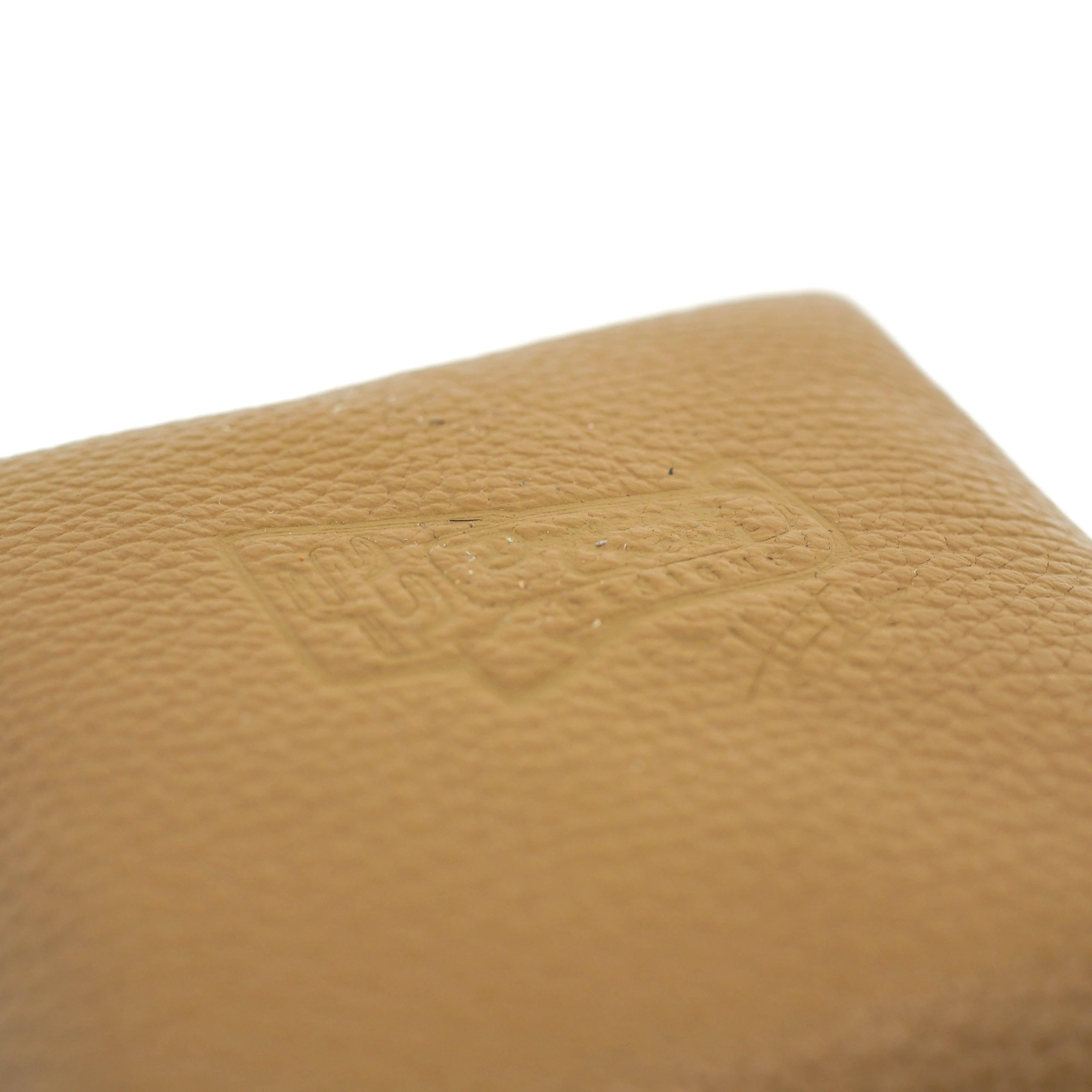 Mini Tray - Pebbled Dulce de Leche Leather w/ Light Brindle