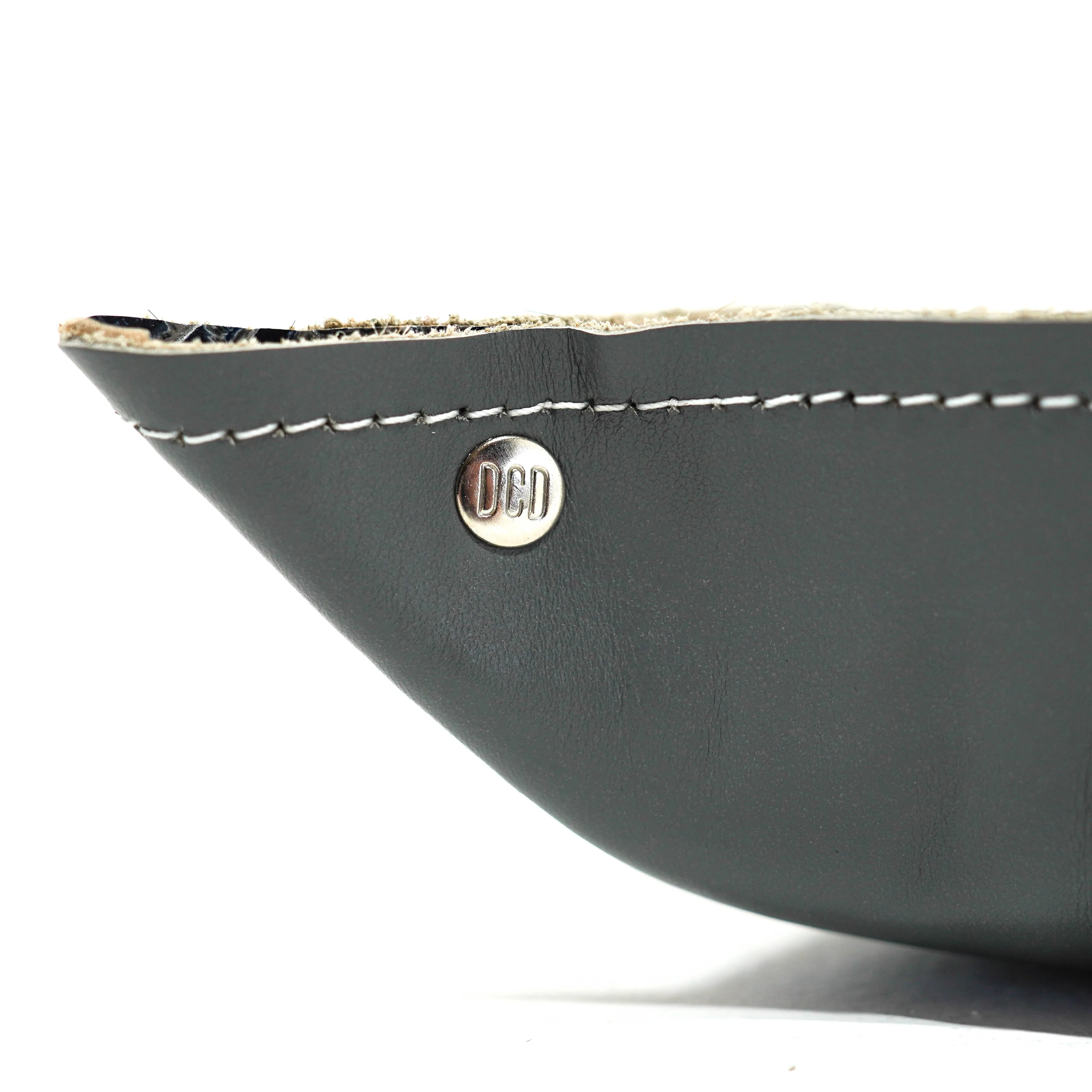 Mini Tray - Smooth Lead Leather w/ Sapphire Tool