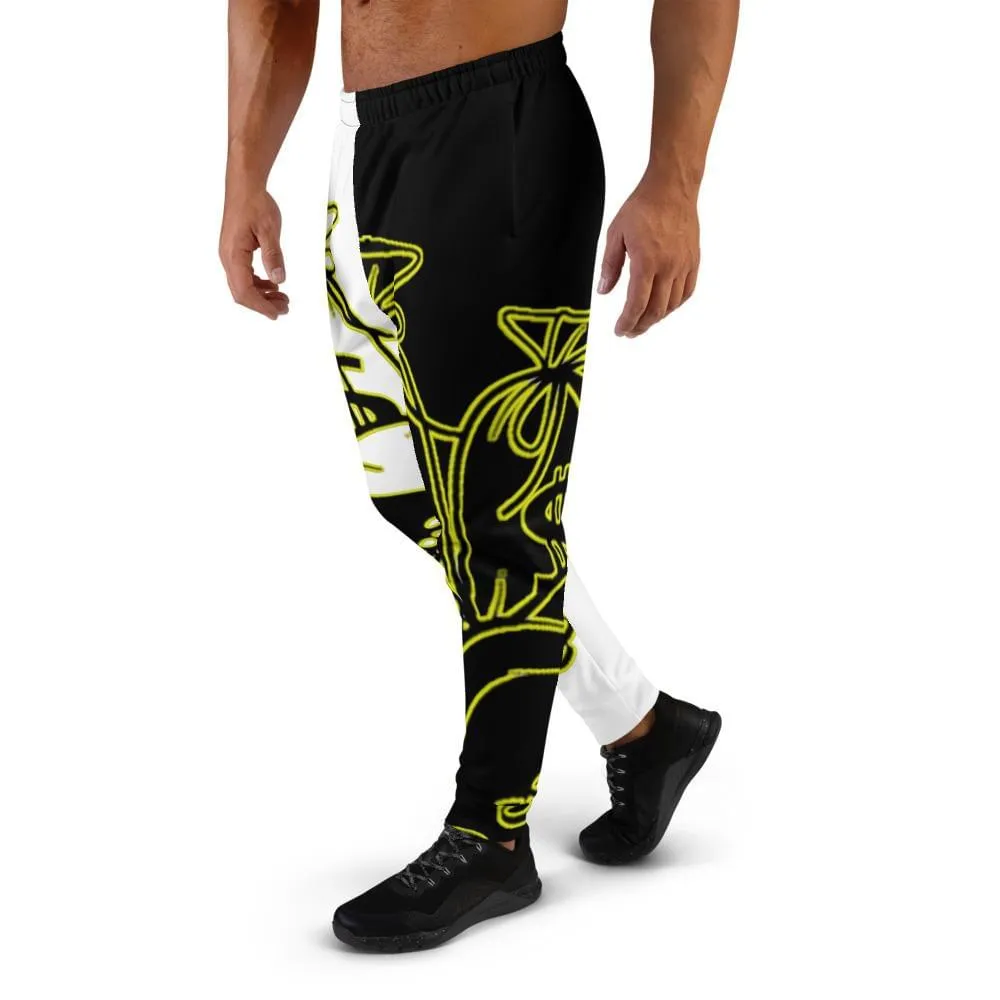 Money Bags Joggers - White & Black