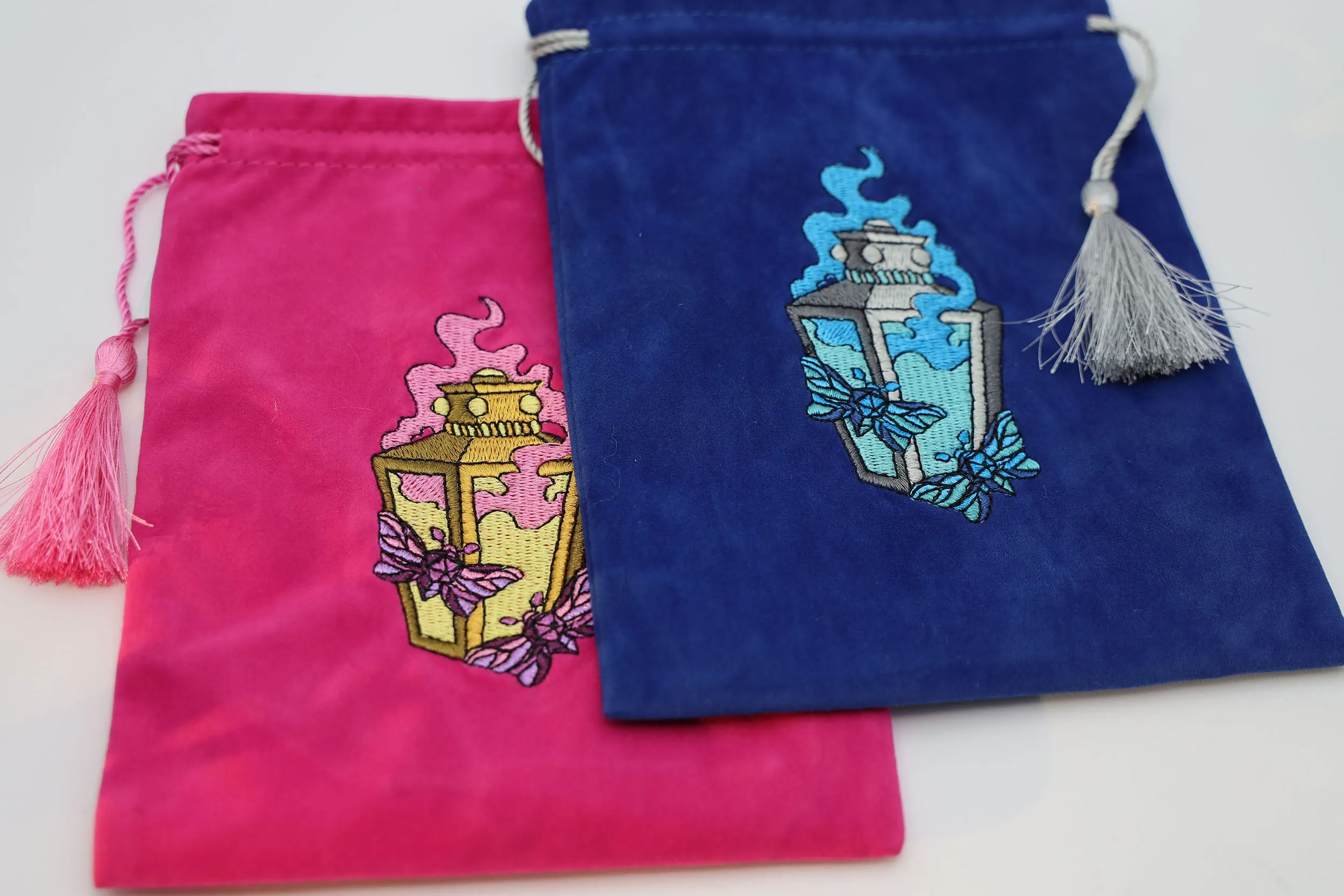 Moonlit Lantern Dice Bag - Pink