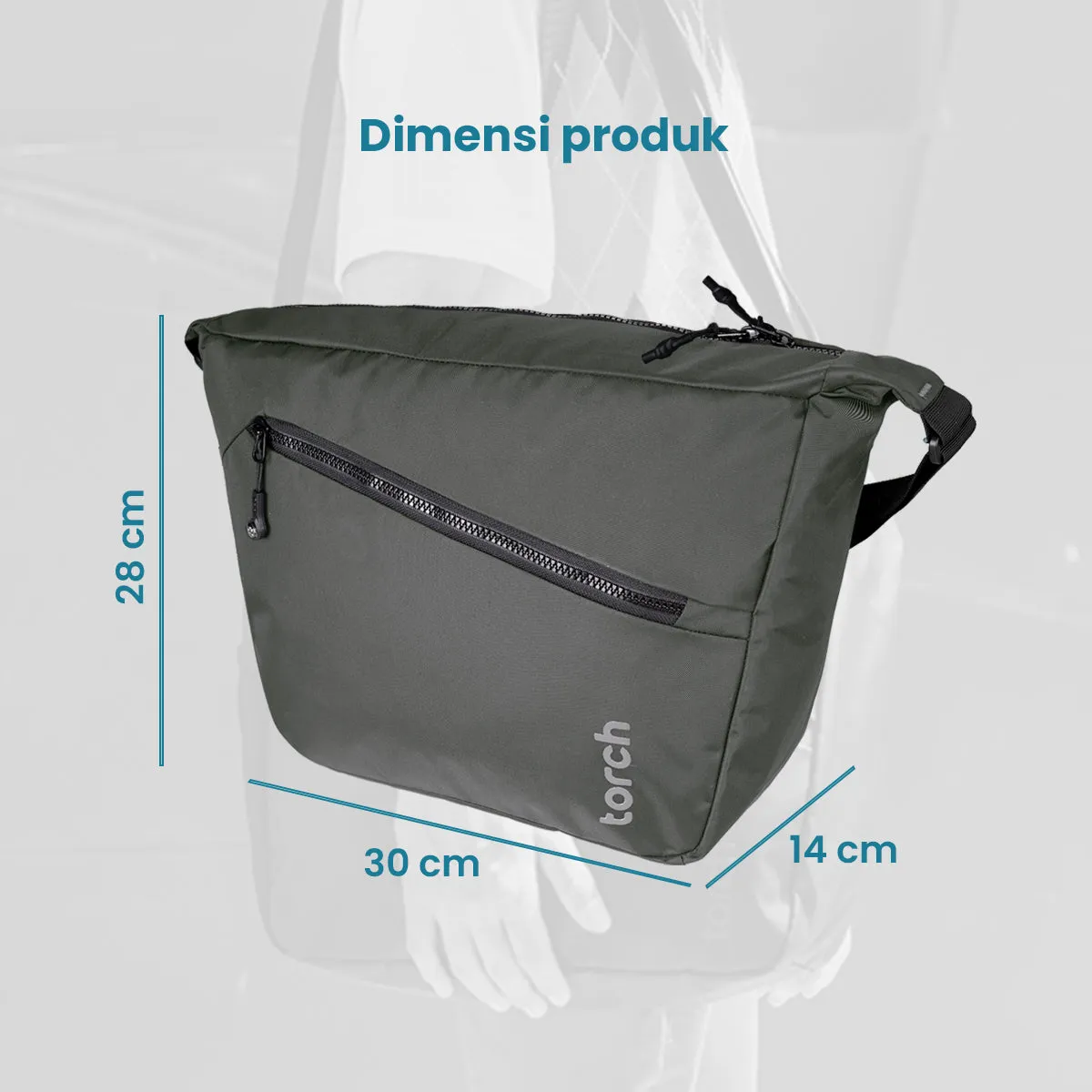 Nasan Tas Selempang office Torch 14L