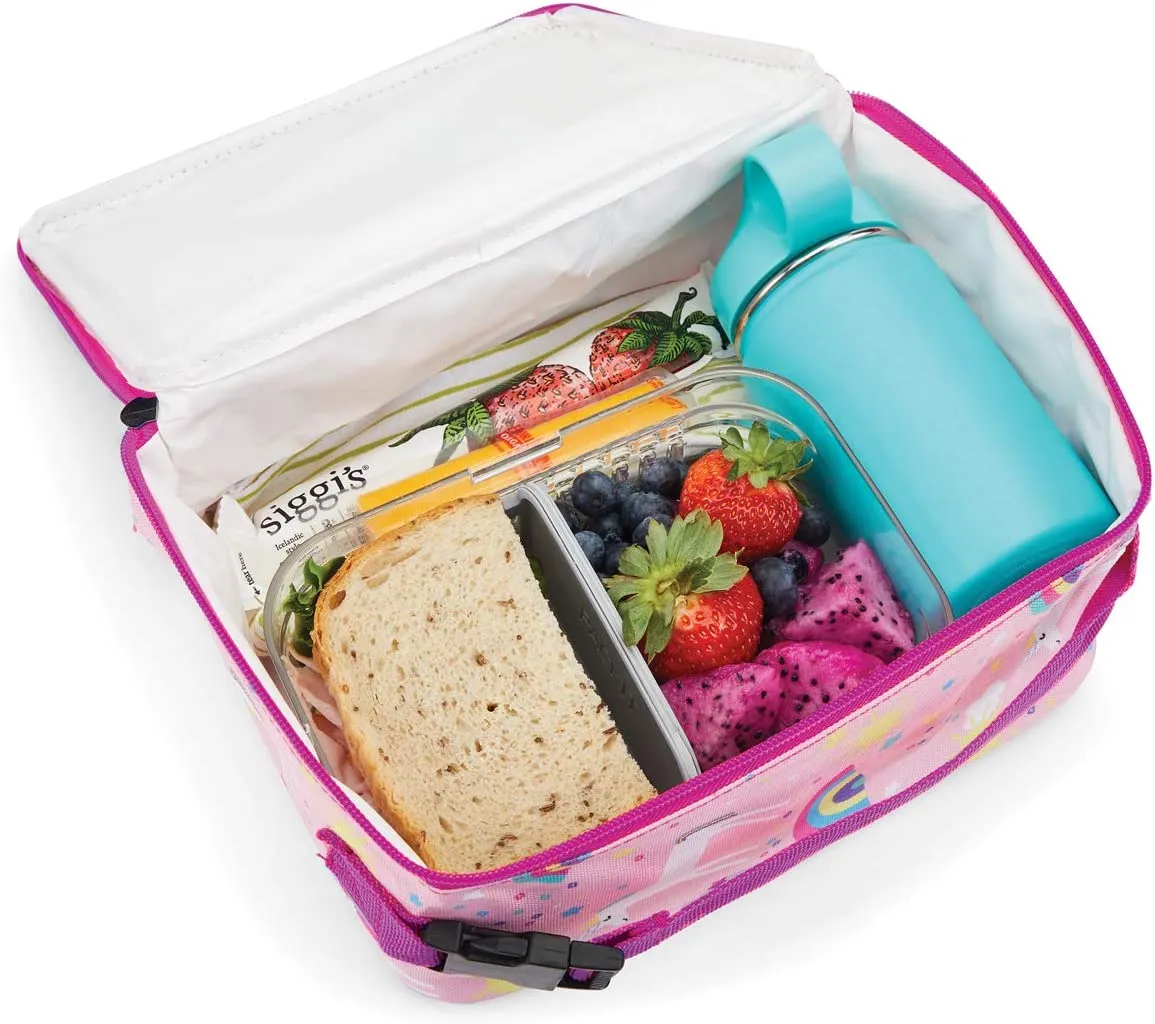 New PackIt Freezable Classic Lunch Box, Unicorn Sky Pink, Retails $36 
