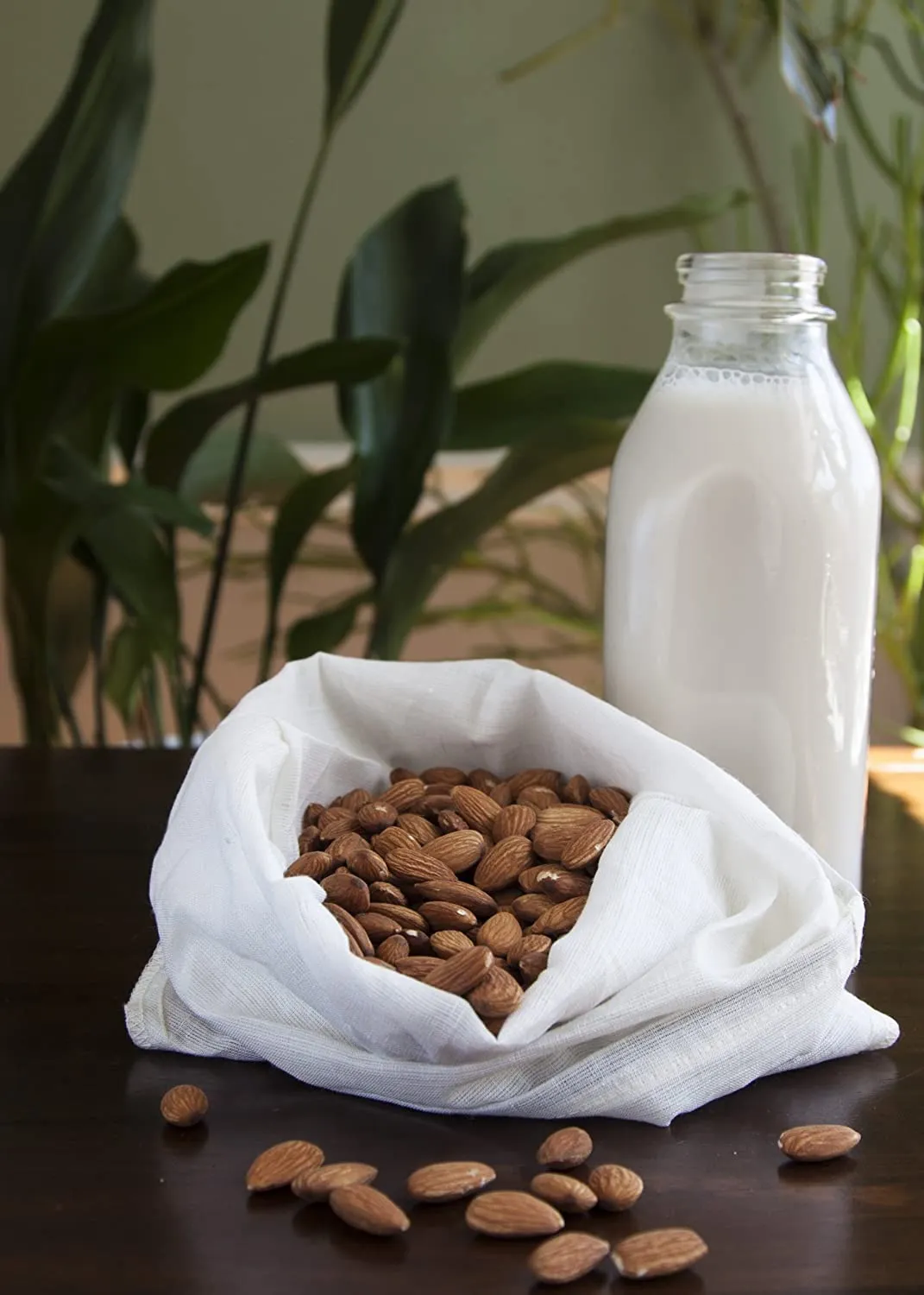 Nut Milk Bags (Organic Hemp   Organic Cotton) 12" x 12"