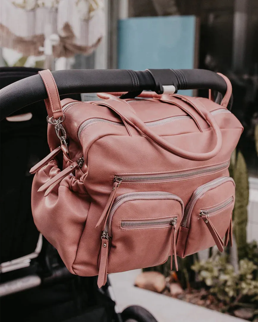 OiOi Baby Nappy Bag / Carry All - Dusty Rose