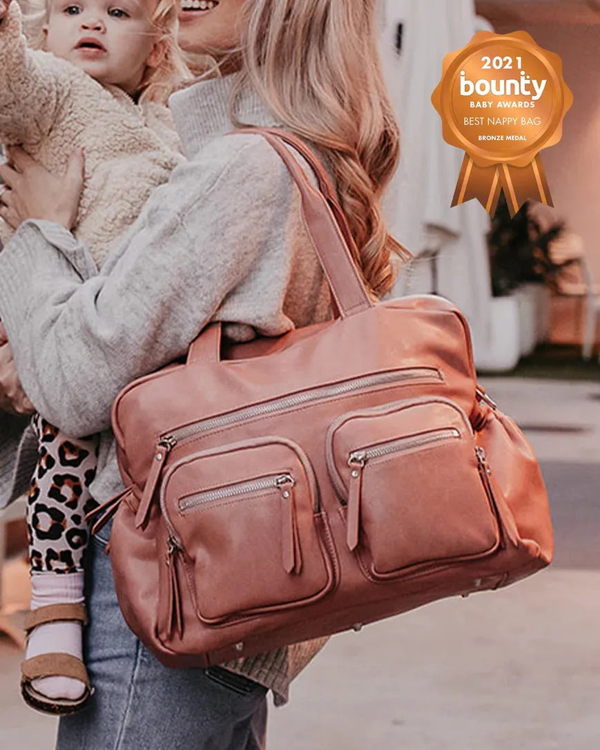 OiOi Baby Nappy Bag / Carry All - Dusty Rose
