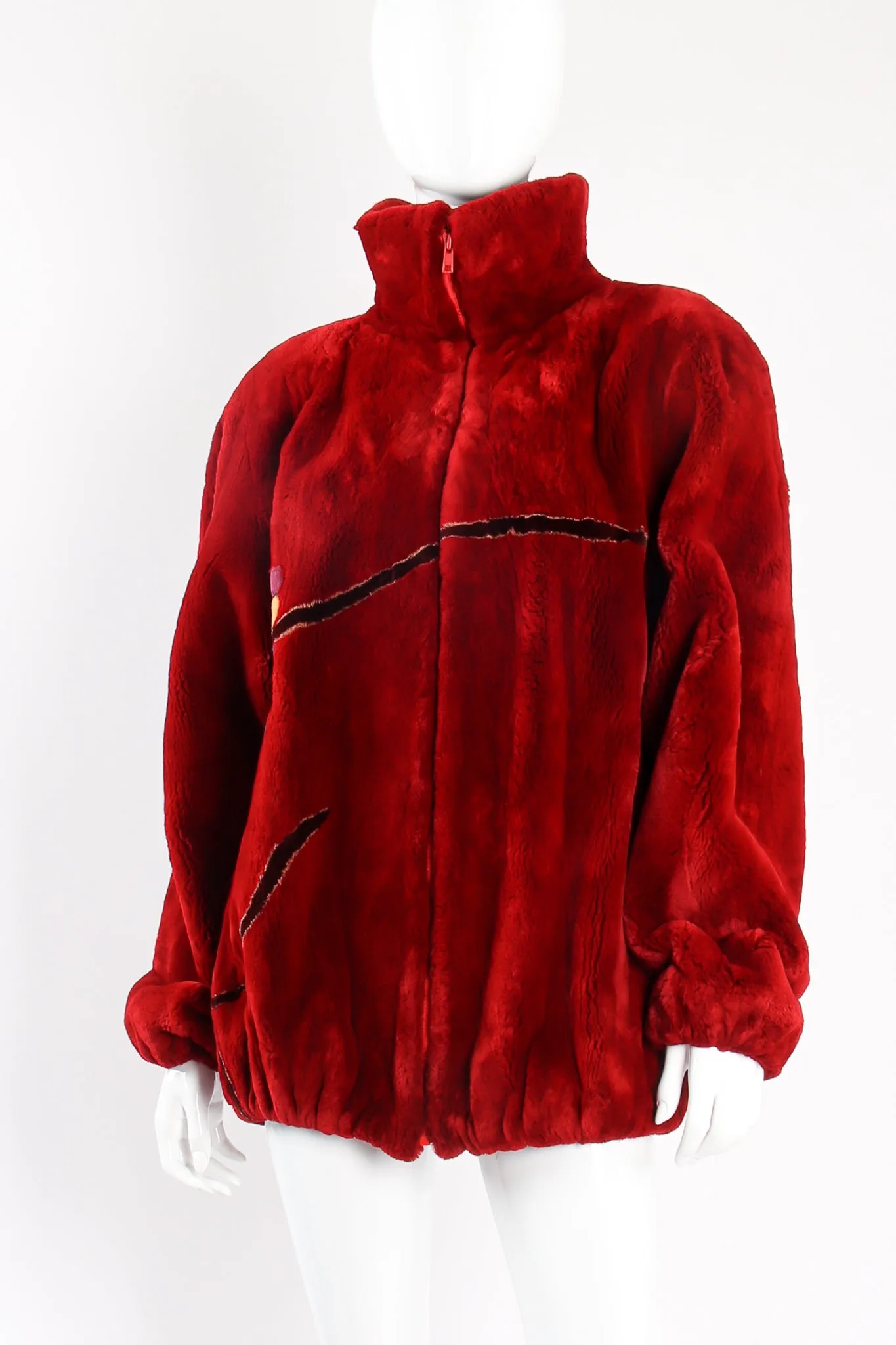 Parrot Pandemonium Fur Coat