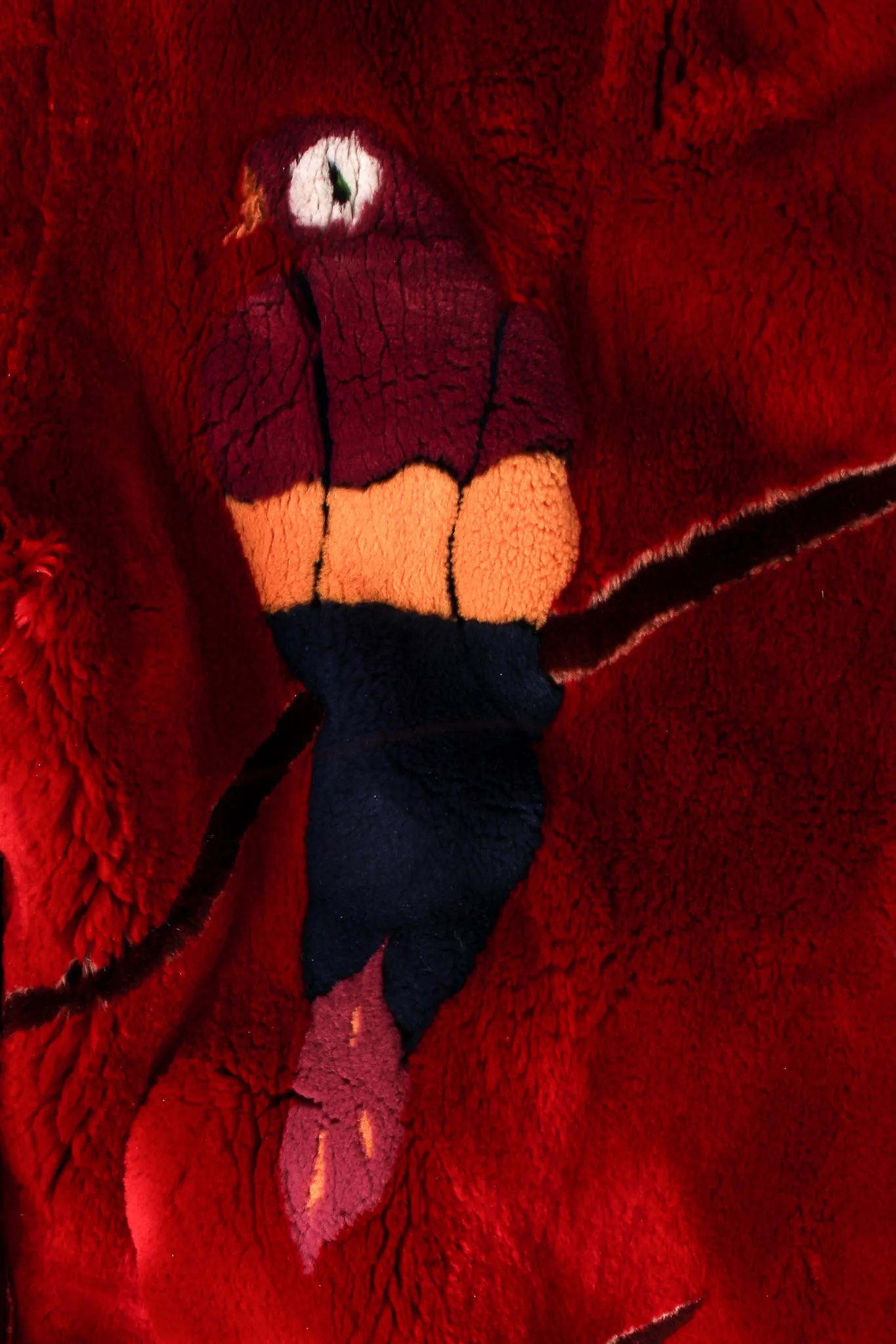 Parrot Pandemonium Fur Coat