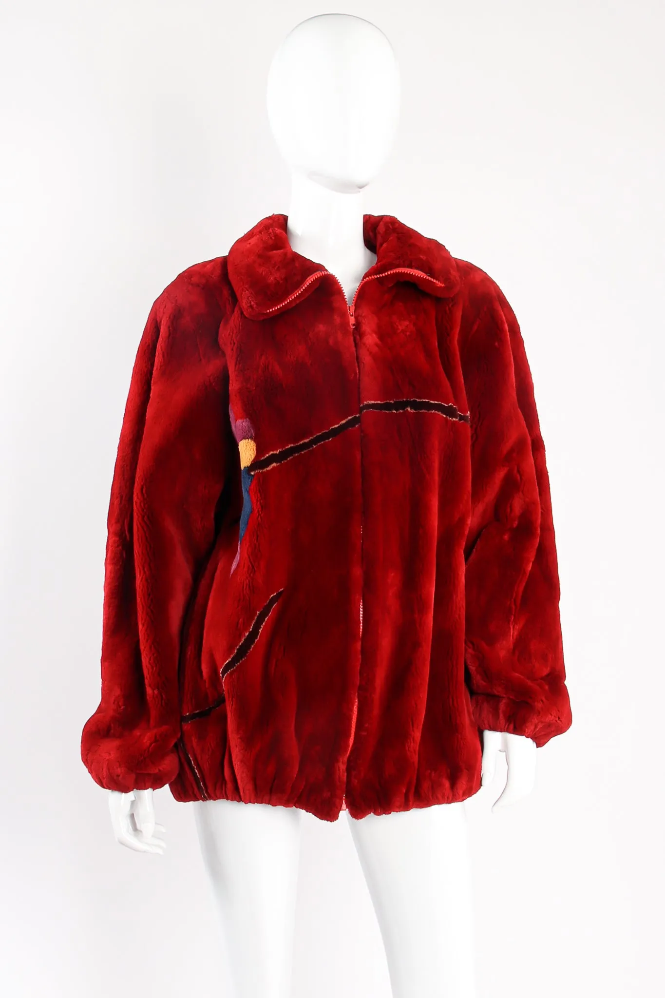Parrot Pandemonium Fur Coat