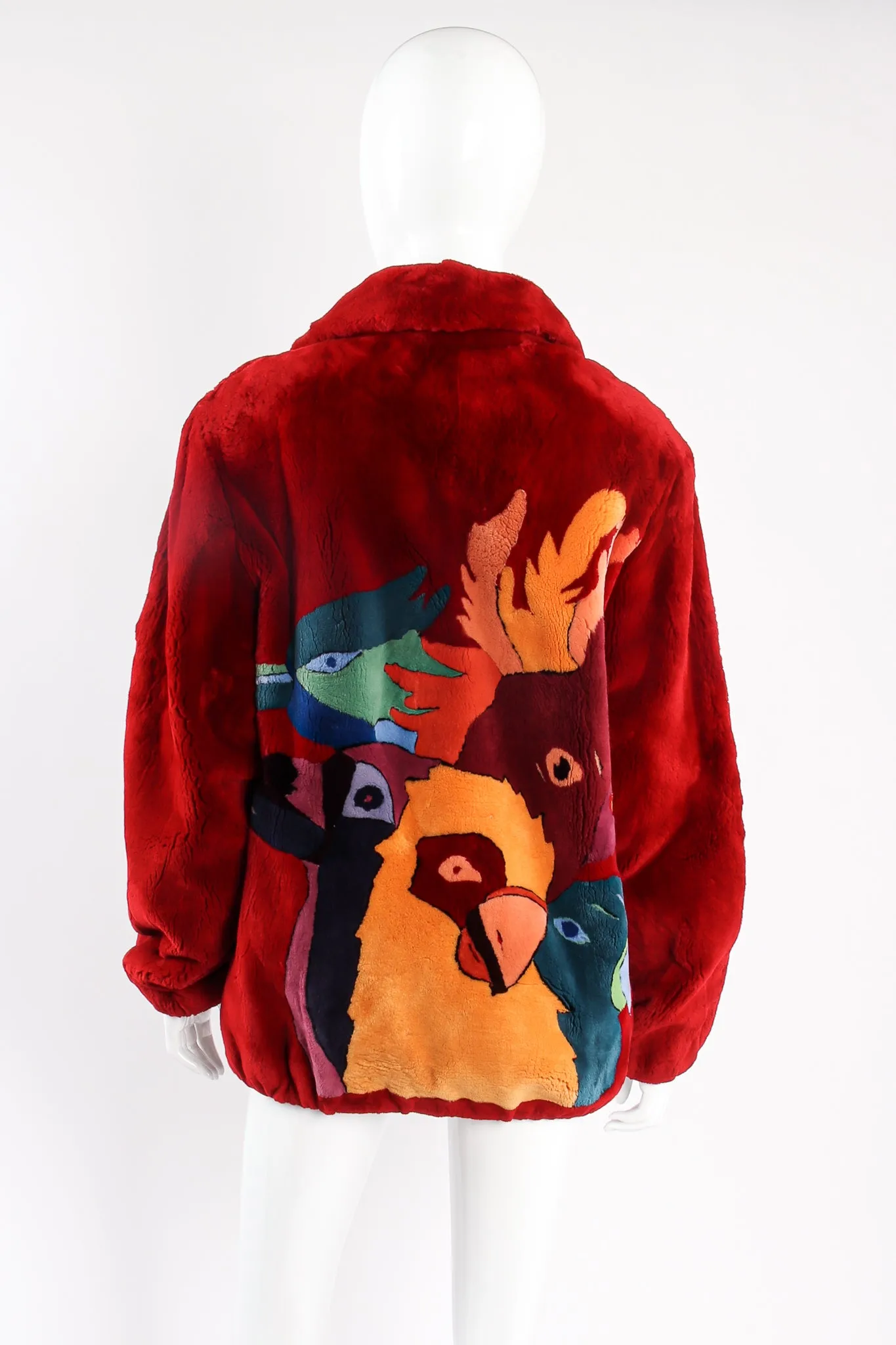Parrot Pandemonium Fur Coat