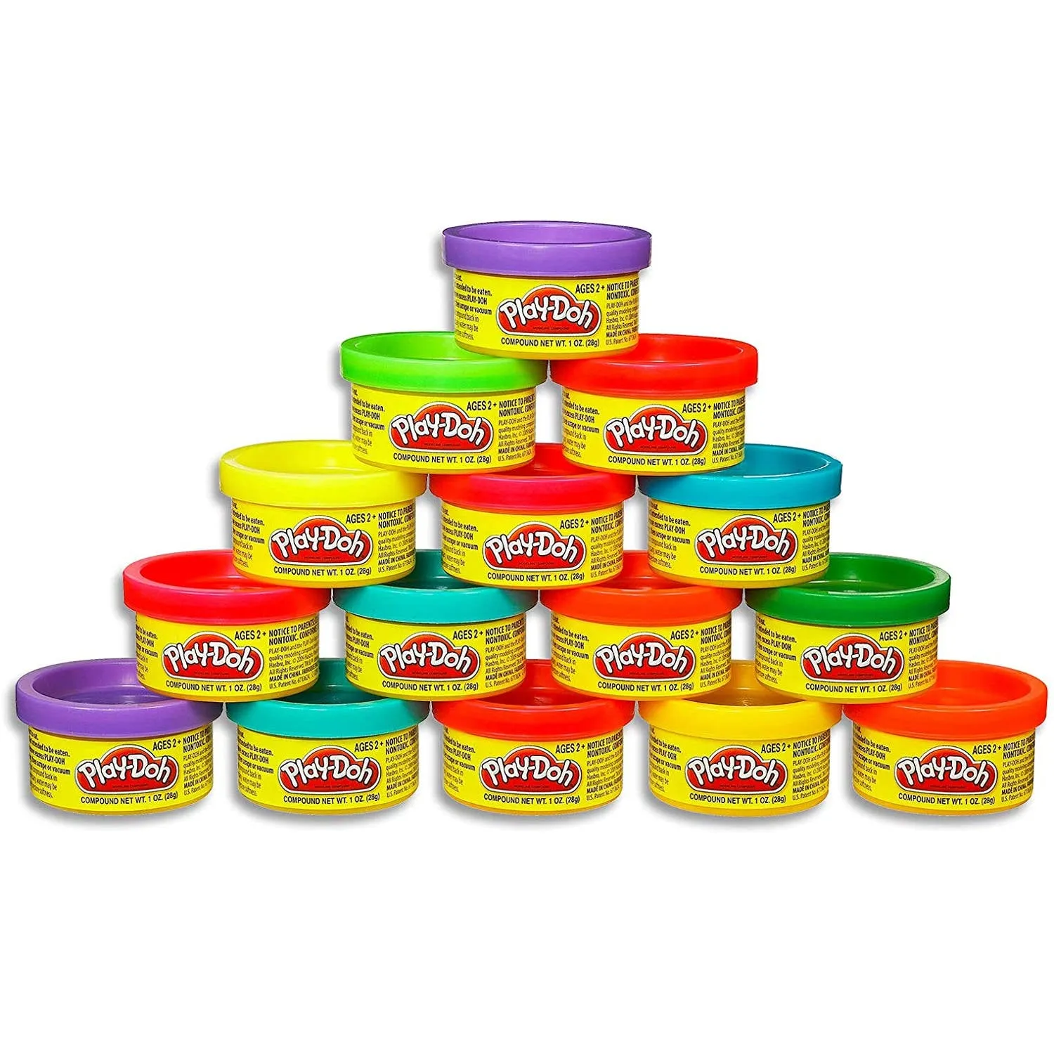 Play-Doh Mini Tubs, Pack of 15
