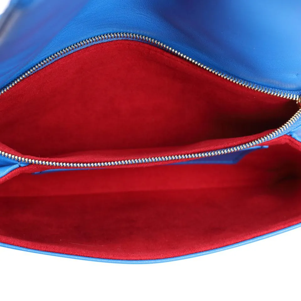 Pochette Coussin Monogram Embossed Puffy Leather
