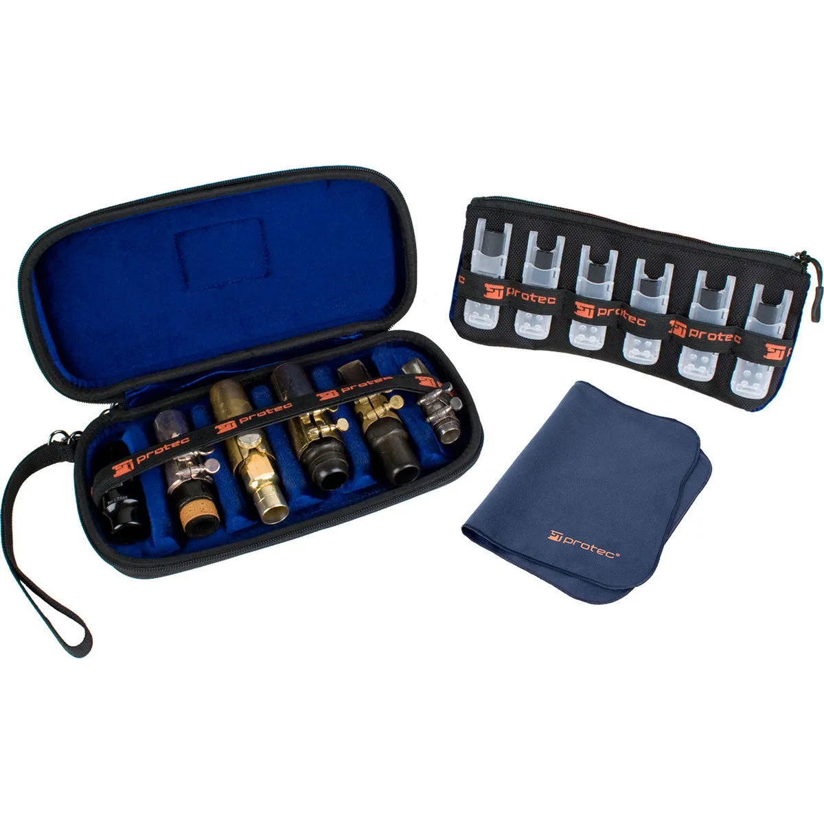Protec Woodwind Mouthpiece Case - Nylon, 6-Piece WMC6