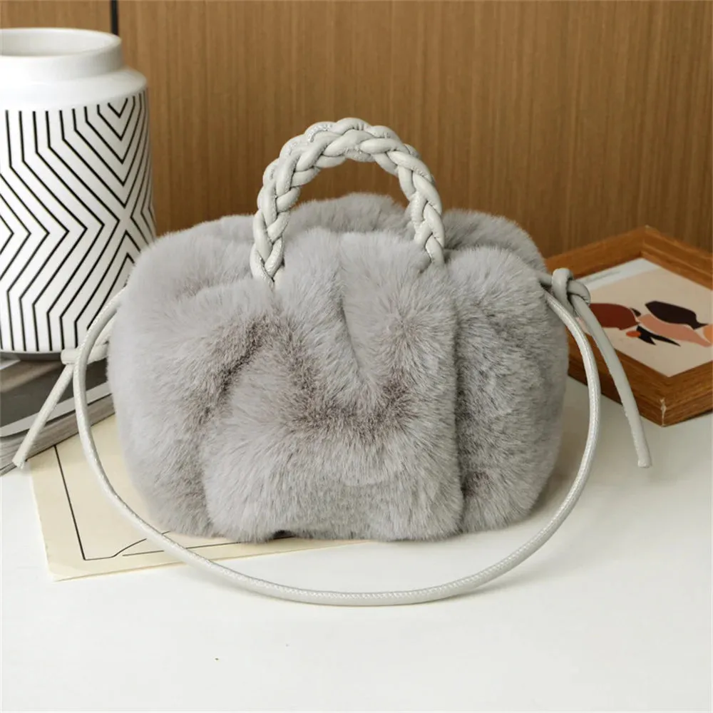 Pumpkin Plush Tote Bags