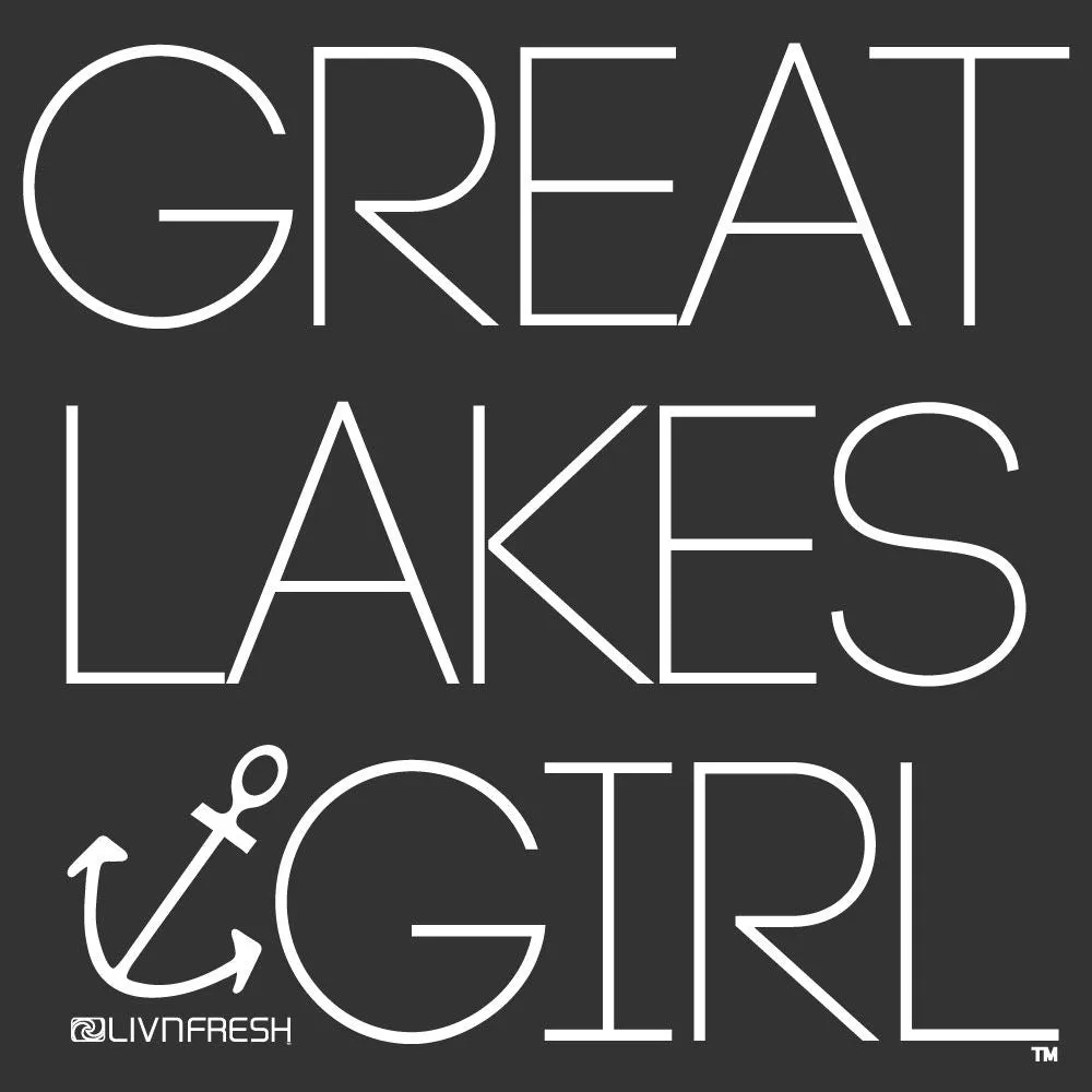 "Great Lakes Girl" Koozie