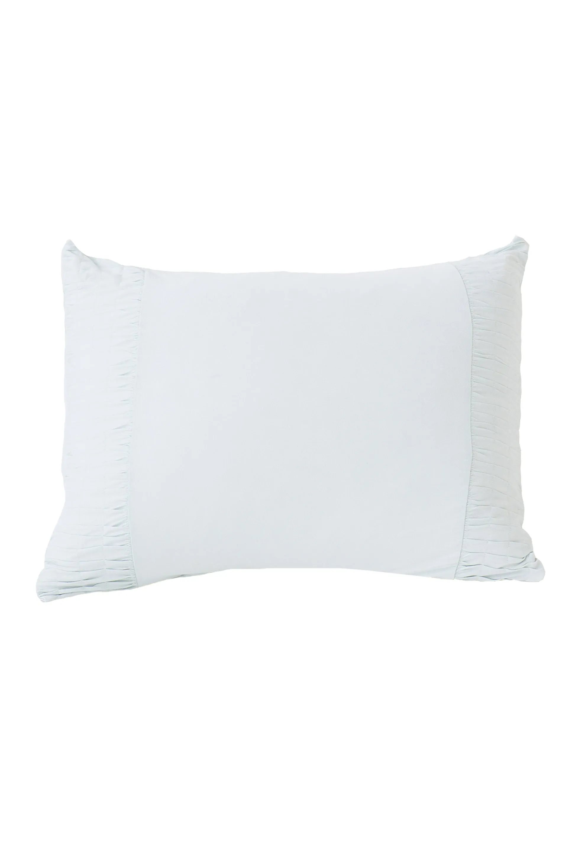 Rosette pillowcase in Chalk Blue *organic cotton