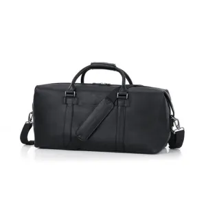 Samsonite Classic Leather Carry-On Duffle Black