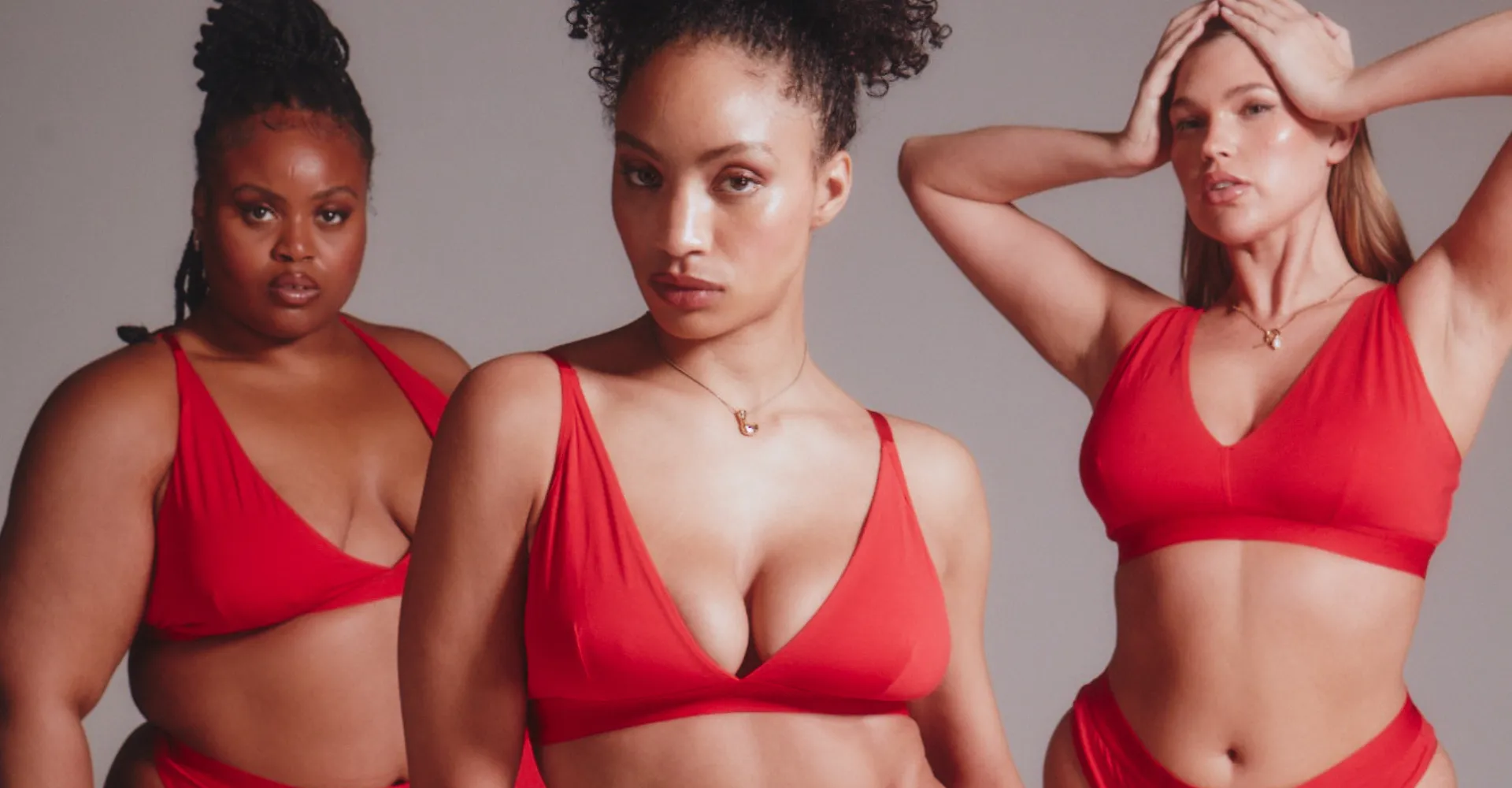 Second Skin High Support Bra - Deep Red