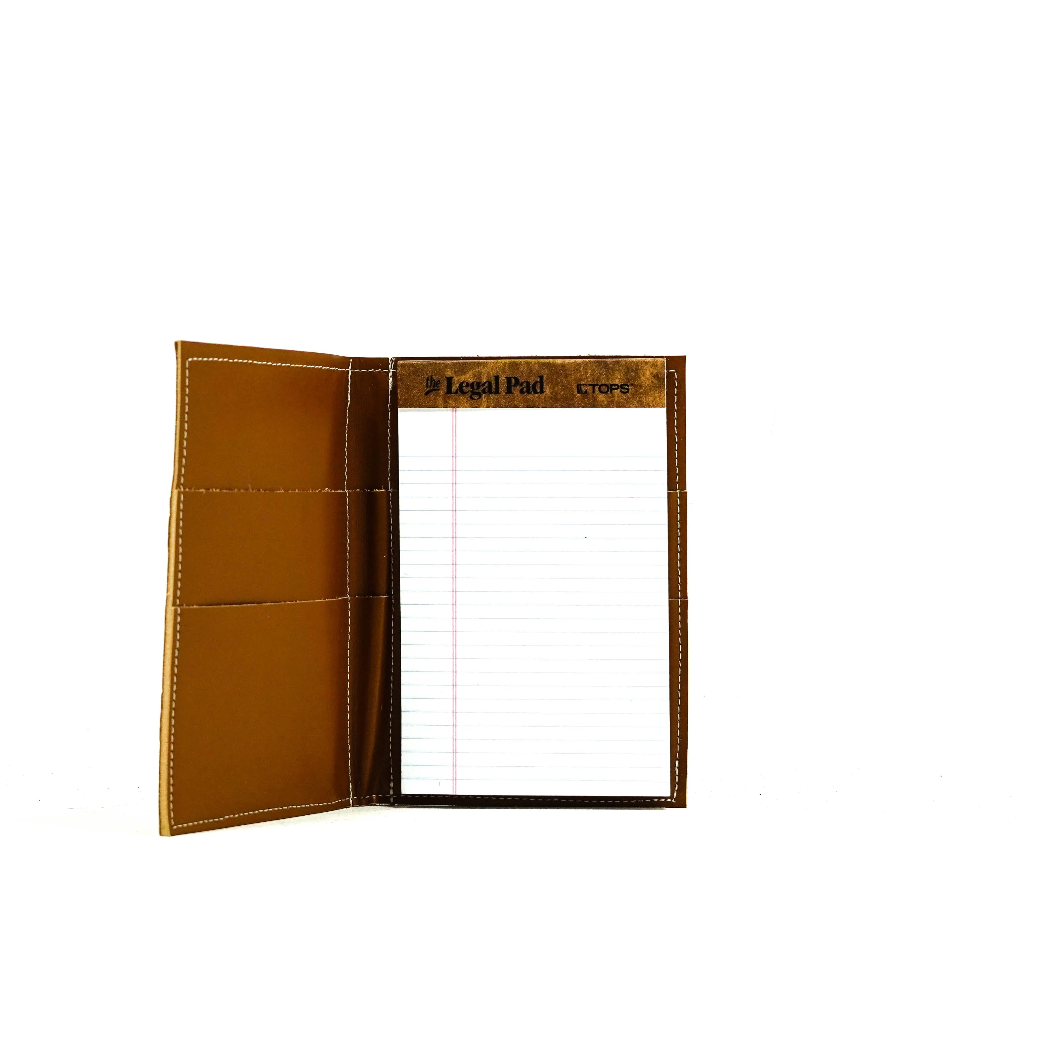Small Notepad Cover - All Embossed w/ Sepia Skulls