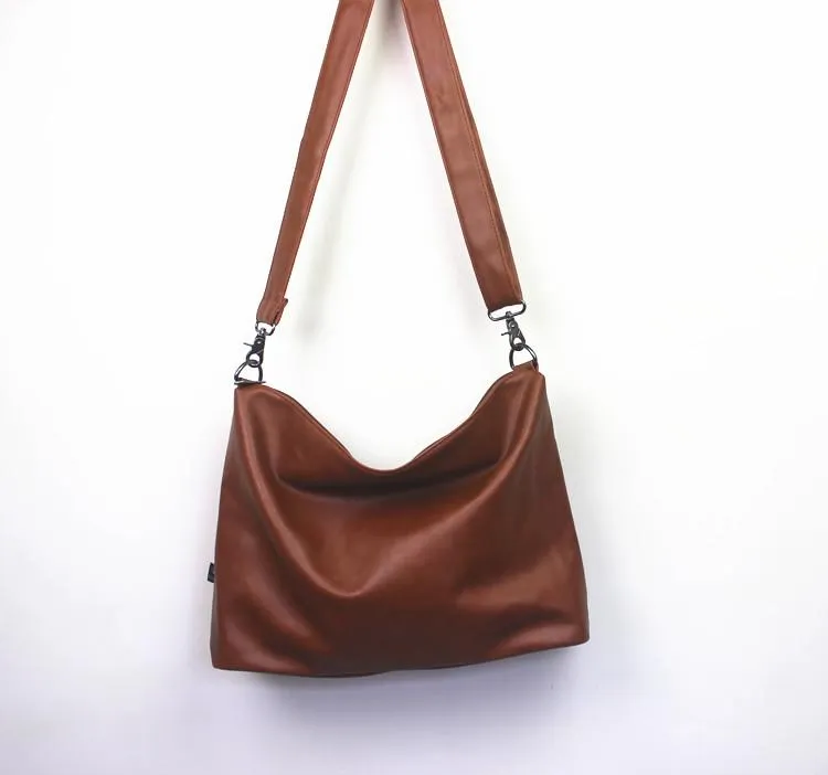 Soft Leather Messenger Bag