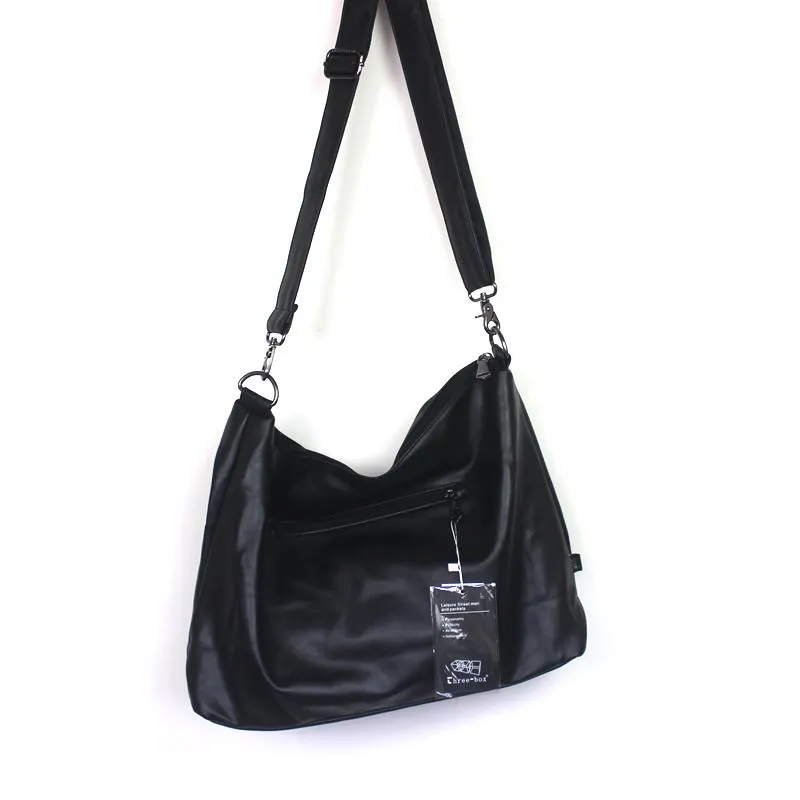 Soft Leather Messenger Bag