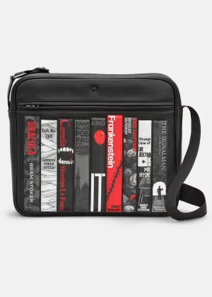 Succubus Bags Books Horror Bookworm Messenger Tas Zwart