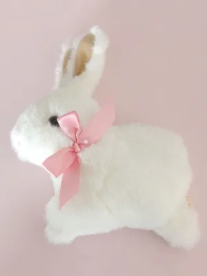 Sweet Lolita Handbag Cute Bunny Faux Fur Bow Pearl Lolita Shoulder Bag
