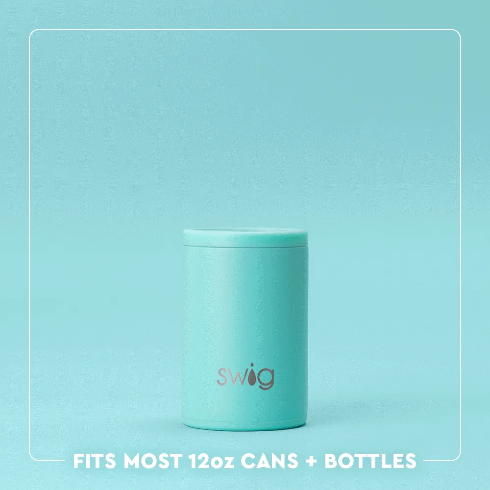 Swig Hydrangea Can   Bottle Cooler 12oz