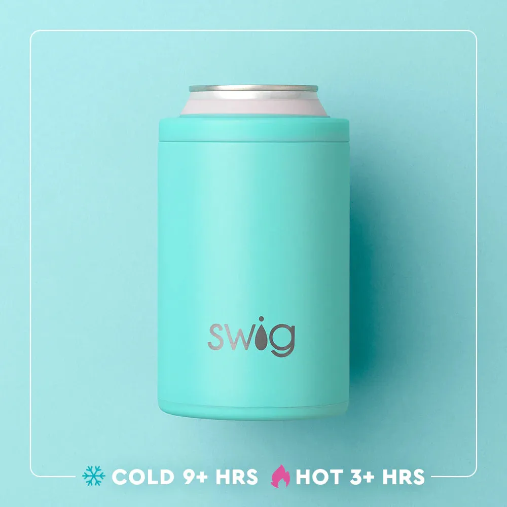 Swig Hydrangea Can   Bottle Cooler 12oz
