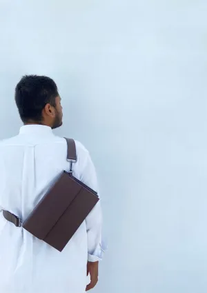 Tanned   I   Quad Messenger      Umber  TO/QM-UM  I Leather Bag