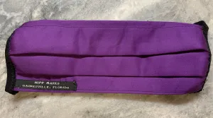 The Gainesville High Hurricane 2: Purple Sateen Cotton with White or Black Foldover Elastic for Ears