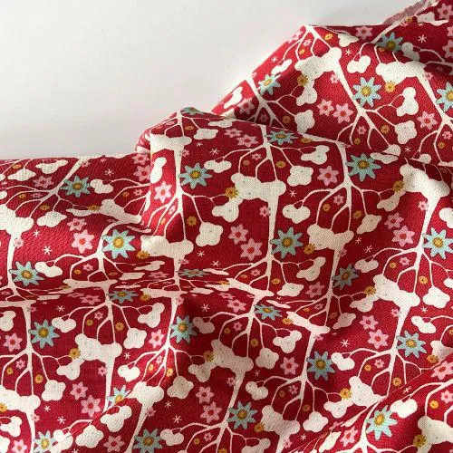Tilda Fabrics : Jubilee : Wildgarden Red
