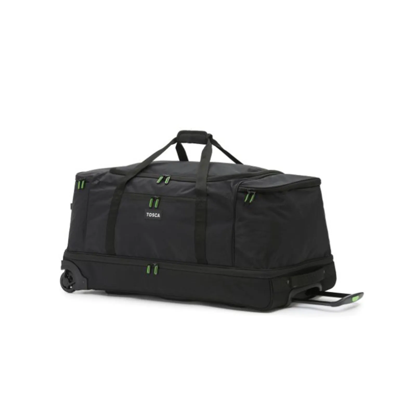 Tosca 70cm Split Duffel Wheel Bag Black