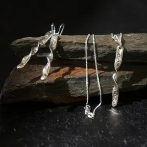 Twisted Prayer Stick Pendants & Earrings ~ Seven Sizes!