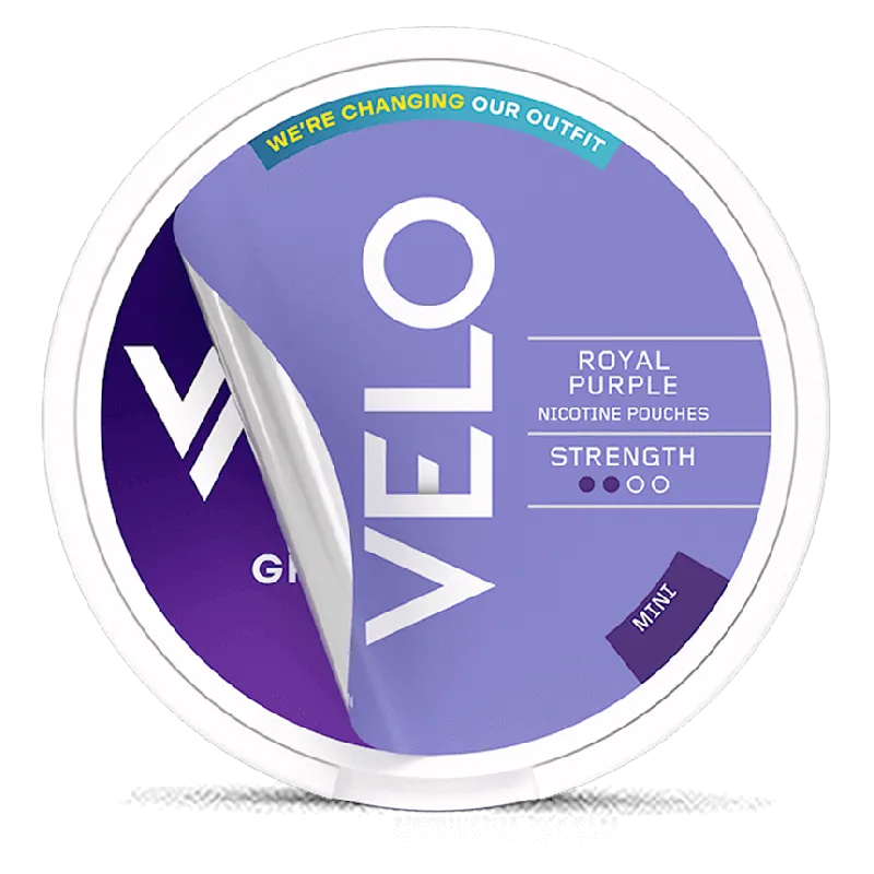 Velo Mini Groovy Grape Nicotine Pouches (20pcs/Can)
