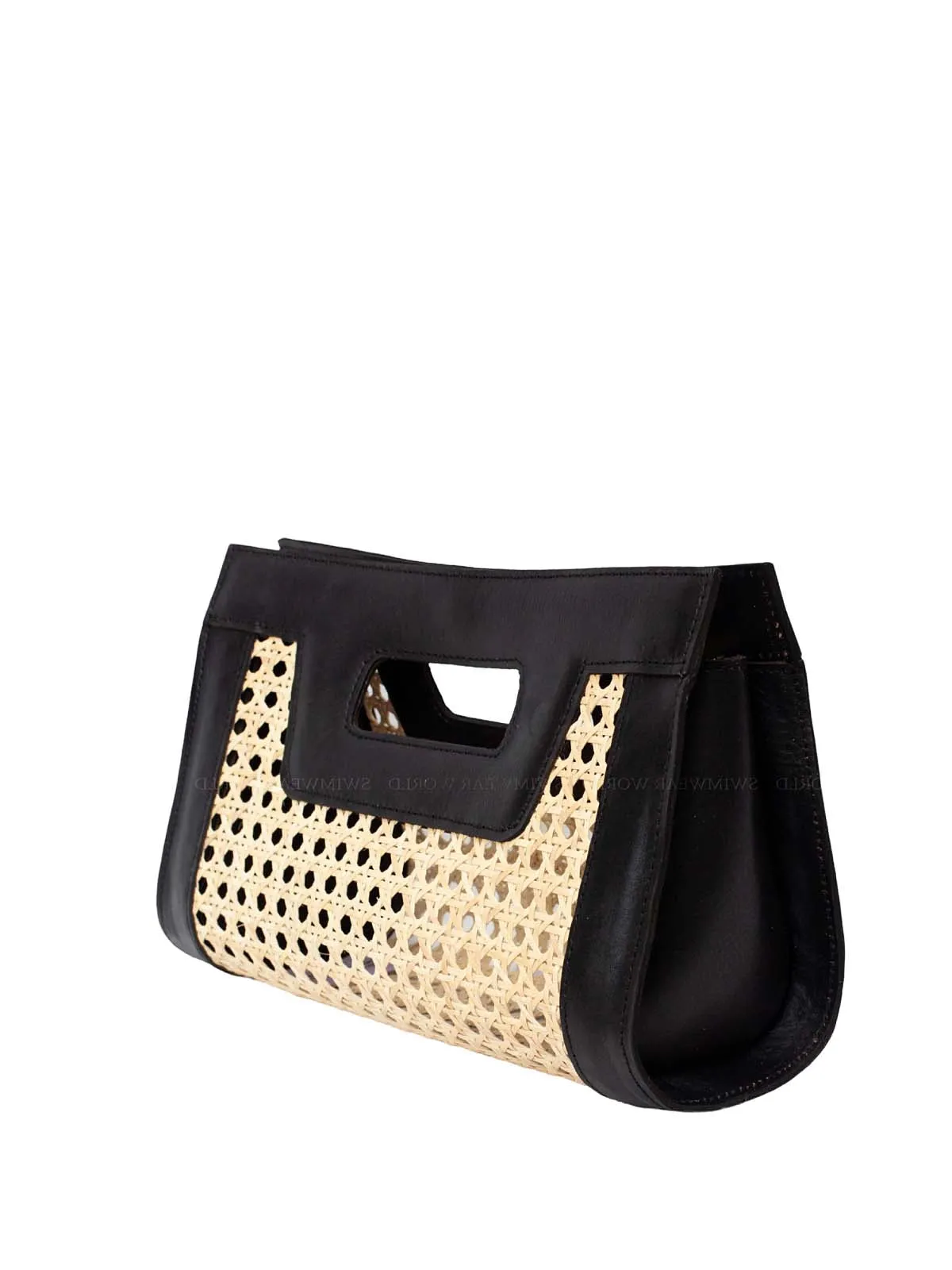 Venice Mini Cane Leather Clutch