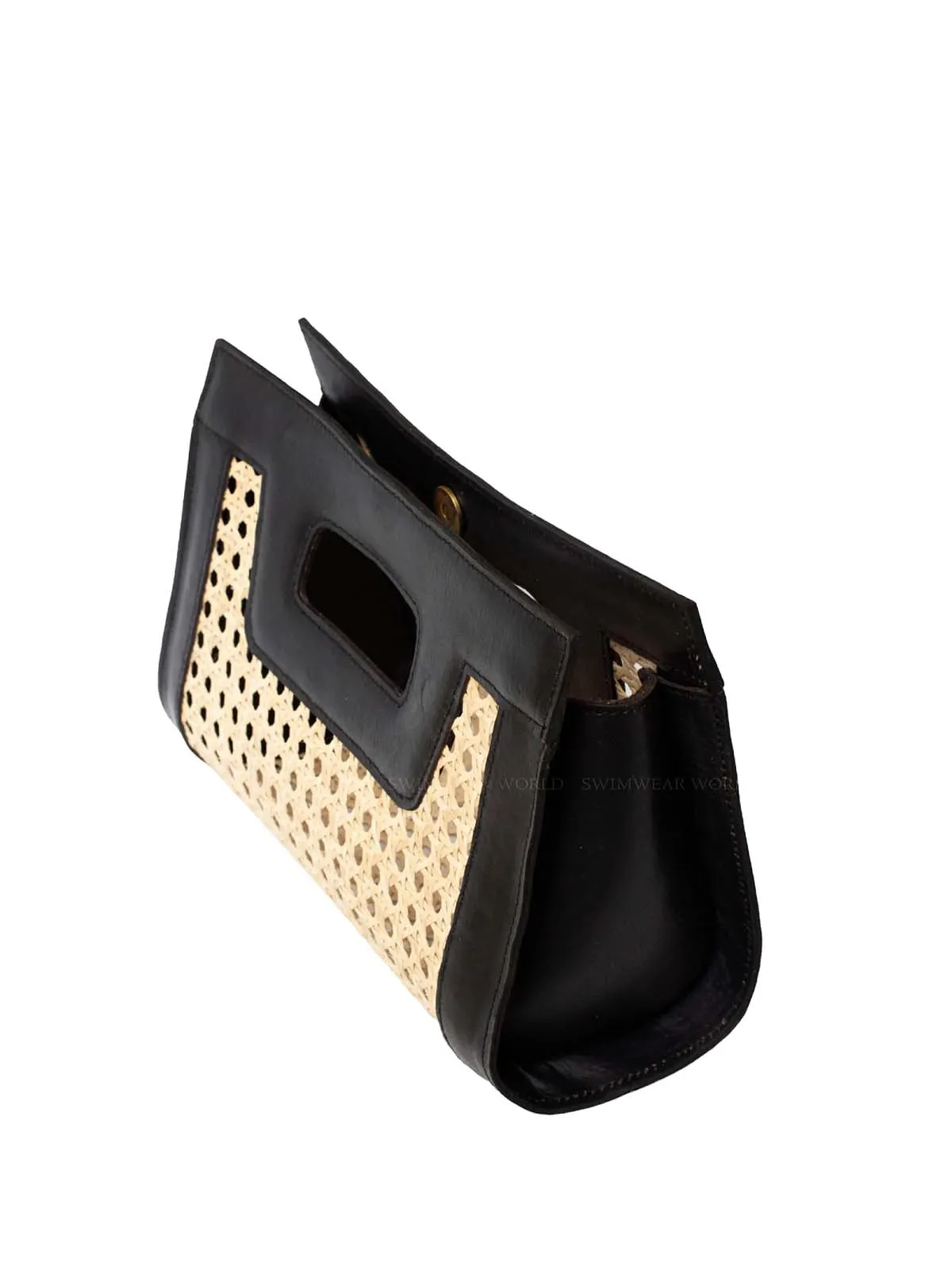 Venice Mini Cane Leather Clutch