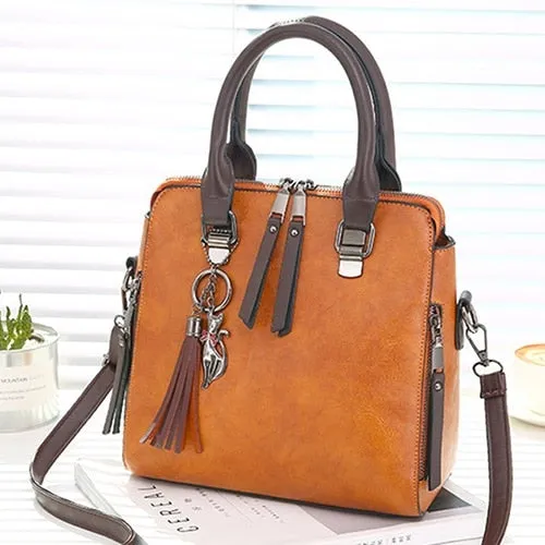 Vintage PU Leather HandBags
