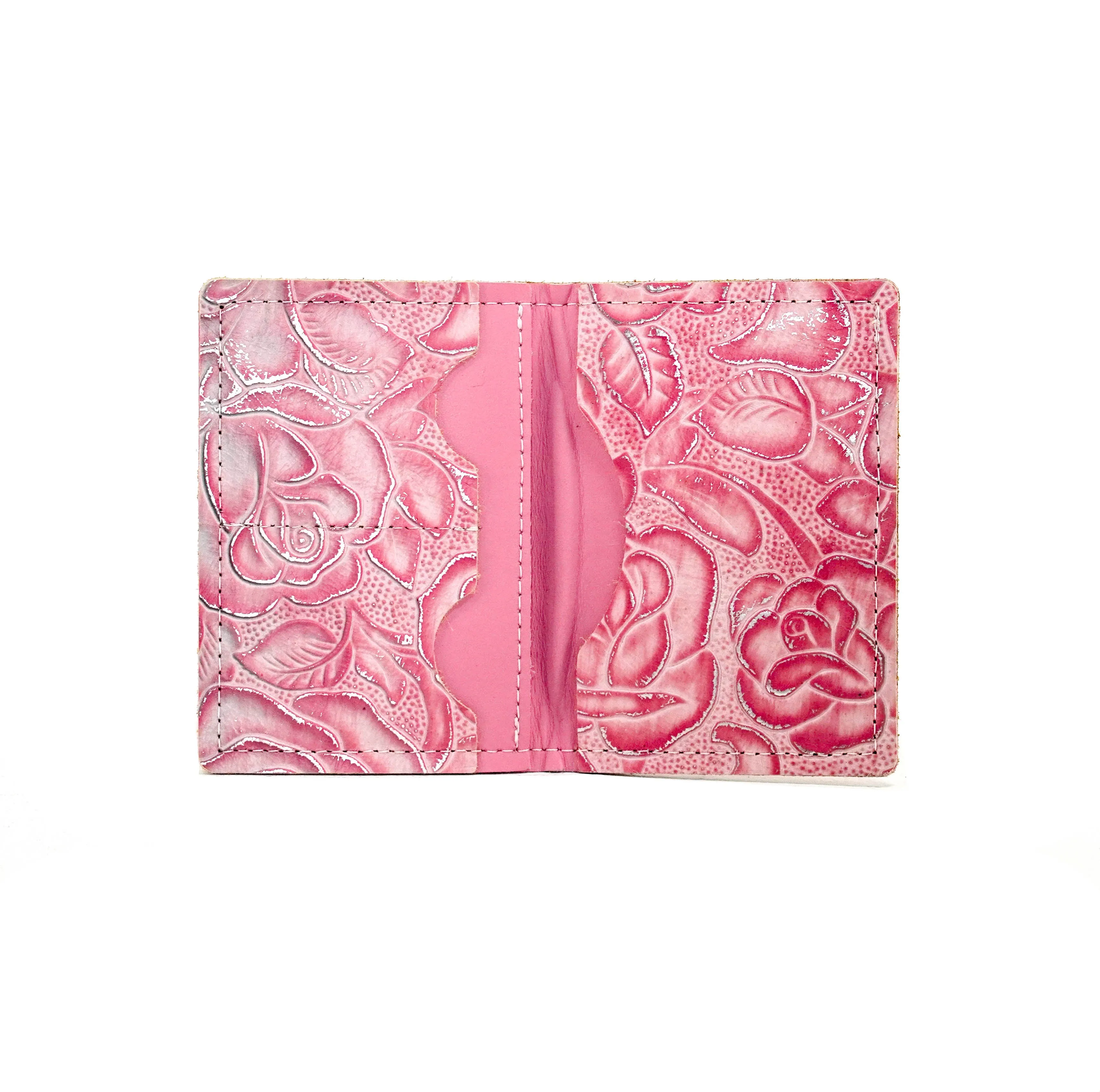 Waylon Wallet - All Embossed w/ Pink Roses