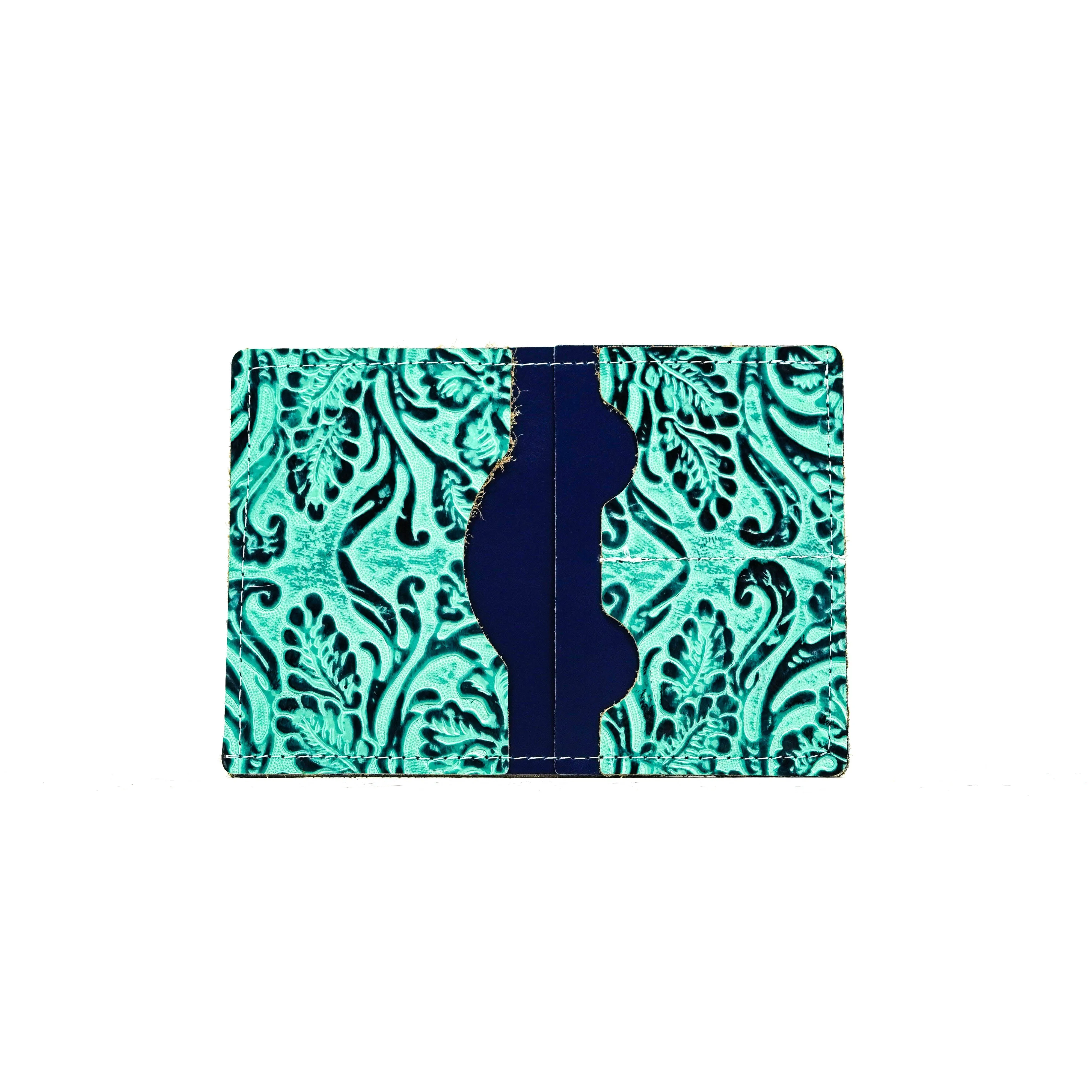Waylon Wallet - All Embossed w/ Sea Glass Tool