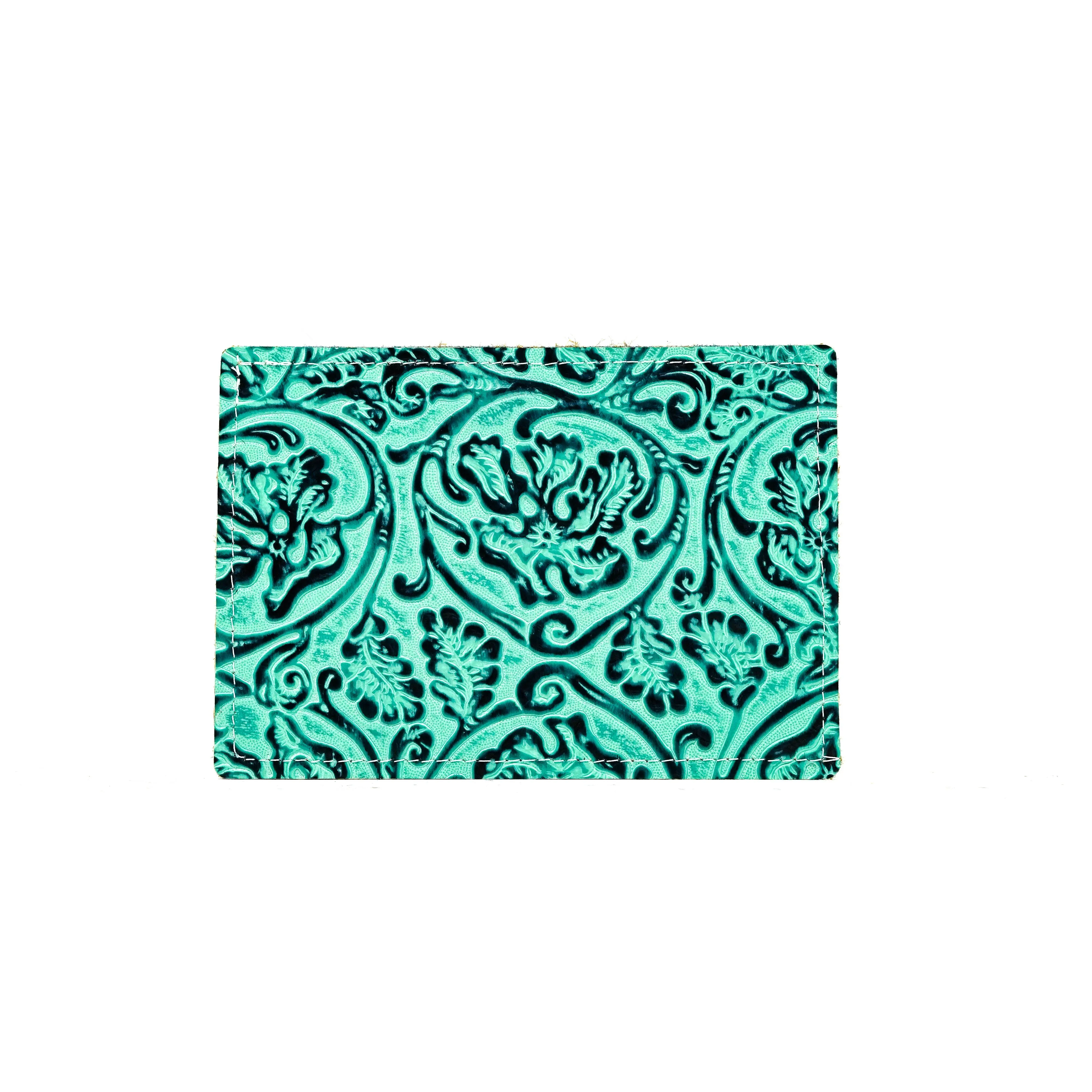 Waylon Wallet - All Embossed w/ Sea Glass Tool