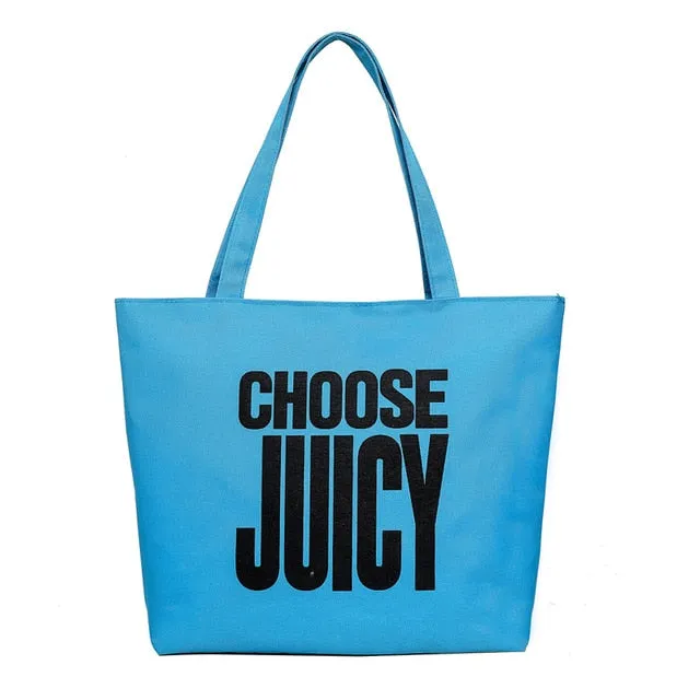 Women's Travel Bag Large-Capacity Letter Printing Nylon Tote Bag