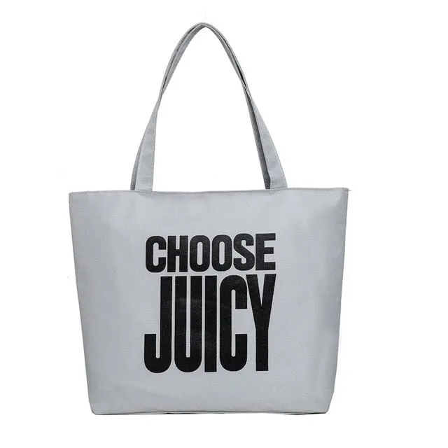 Women's Travel Bag Large-Capacity Letter Printing Nylon Tote Bag