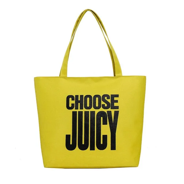 Women's Travel Bag Large-Capacity Letter Printing Nylon Tote Bag