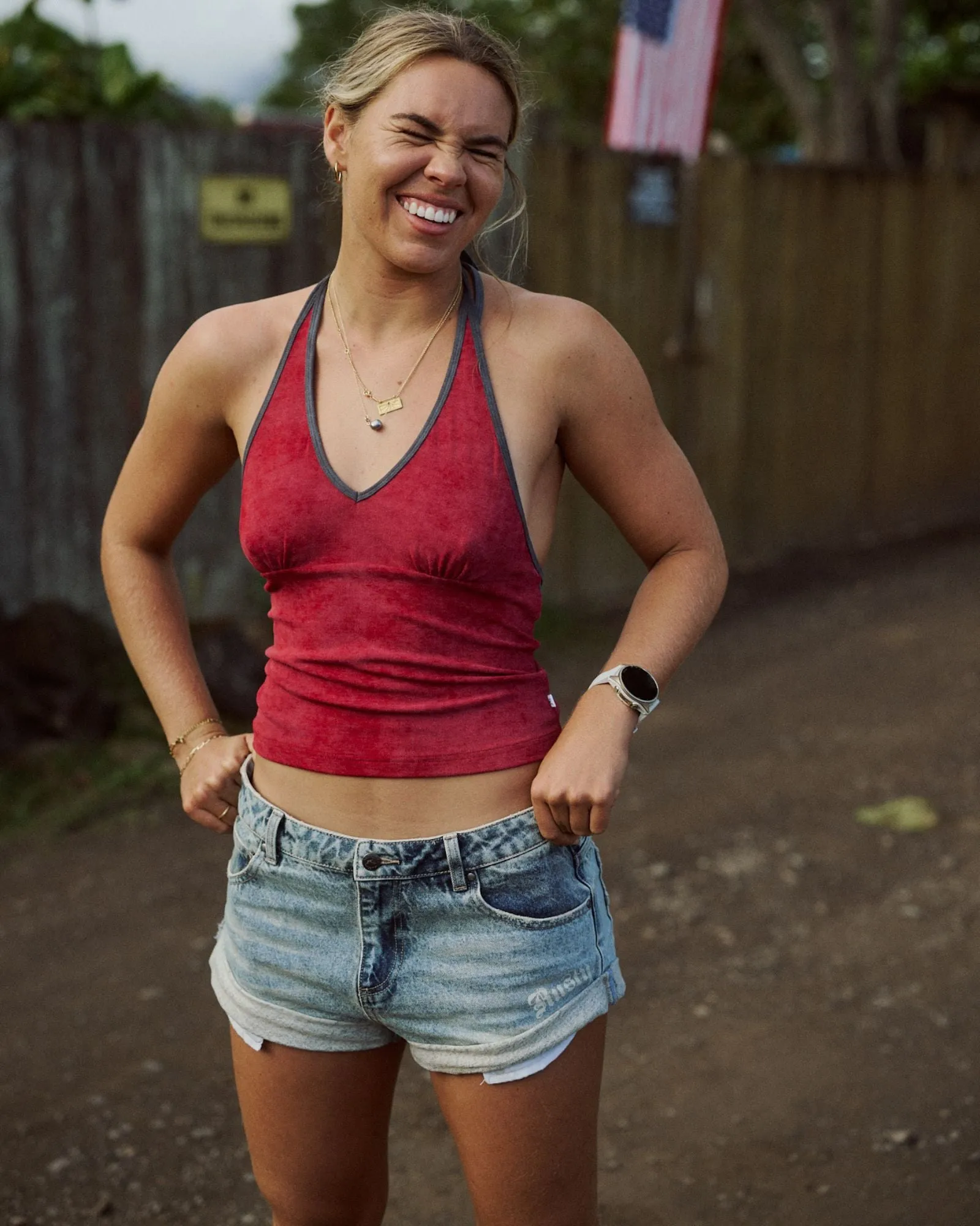 X-tina Pheonix Mini Denim Short
