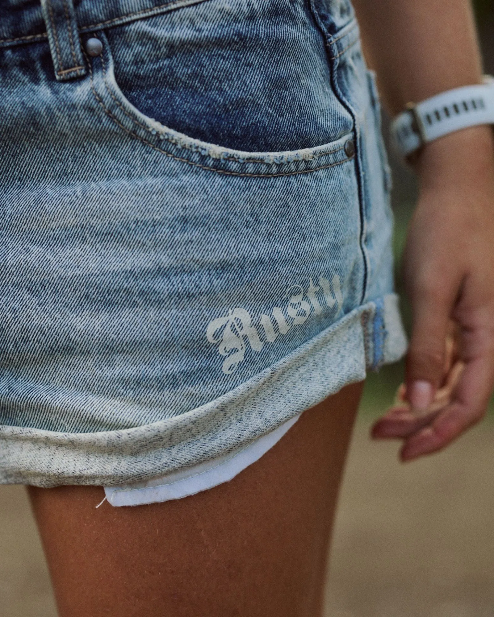 X-tina Pheonix Mini Denim Short