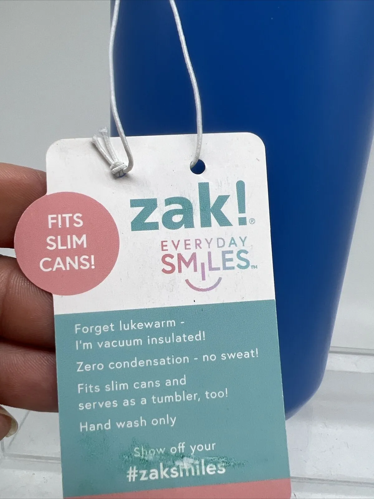 Zak! 2In1 Drink Cooler Vacuum Insulated Stainless Steel Tumbler Slim Cans Too 11